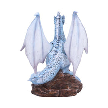 Laden Sie das Bild in den Galerie-Viewer, Fantasy Ice Dragon Glowing Egg LED Light Figurine Gothic Mythical Creature Statue