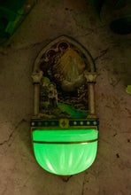 Load image into Gallery viewer, Our Lady of Lourdes Water Font Mary Wall Plaque Ornament for Home or Chapel