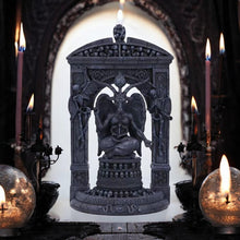 Load image into Gallery viewer, Baphomet's Temple Statue - Gothic Polyresin Decor for Occult and Wiccan Spaces