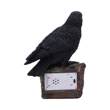 Load image into Gallery viewer, Ravens Cry Motion Activated Gothic Figurine Sound Sensor Bird Statue Crow Decor