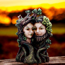 Load image into Gallery viewer, Greenman Tree Spirit Ornament | Woodland Green Man Figurine Home Decor 19cm