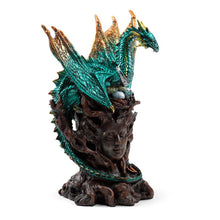 Load image into Gallery viewer, Fantasy Dragon LED Collectible Figurine Light-Up Ornament Mythical Resin Sculpture