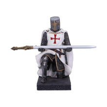 Load image into Gallery viewer, Medieval Knight Pen Holder | Templar Crusader Design | Unique Office Desk Accessory | Gothic Gift Idea