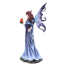Load image into Gallery viewer, 37cm Fantasy Fairy Figurine - Gothic Fairy Statue, Resin Collectible, Enchanted Home Decor