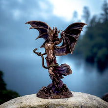 Load image into Gallery viewer, Lilith The First Wife Figurine Mythology Bronze Fantasy Ornament Collectable Decor