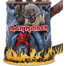 Laden Sie das Bild in den Galerie-Viewer, Iron Maiden The Number of the Beast Tankard - Official Licensed Album Art Mug