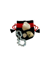 Load image into Gallery viewer, Love & Romance Crystal Healing Kit - Rose Quartz Heart Pendant, Blue Lace Agate, Moonstone, Crystal Cluster + Protective Pouch
