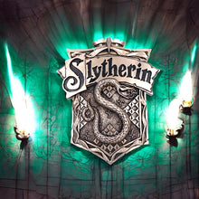 Load image into Gallery viewer, Harry Potter Slytherin Wall Plaque 19.8cm - Officially Licensed Hogwarts House Decor