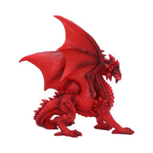 Load image into Gallery viewer, Majestic Red Dragon Ornament Gothic Fantasy Statue Mythical Gothic Figurine