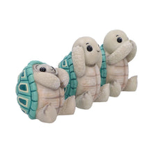 Load image into Gallery viewer, Cute Adorable Tortoise Statue Set Figurines See No Hear No Speak No Evil