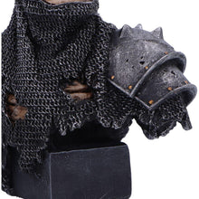 Load image into Gallery viewer, Gothic Skeleton Knight Bust Medieval Statue Decor Skull Figurine Fantasy Ornament