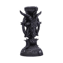 Load image into Gallery viewer, Light of Baphomet Gothic Candle Holder - Resin Ornament for Occult Rituals (15.5cm)