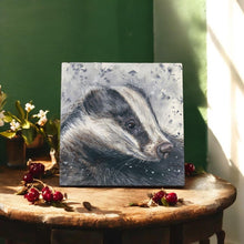 Load image into Gallery viewer, BERT Ceramic Art Tile by Bree Merryn - Wall Art Decor - 20X20cm Ready to Hang