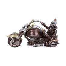 Load image into Gallery viewer, Steampunk Skeleton Motorbike Figurine Gothic Rider Statue Fantasy Horror Ornament