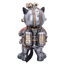 Load image into Gallery viewer, Cat-tack Space Steampunk Figurine 23cm | Hand-Painted Resin Space Cat Collectible