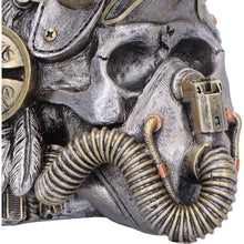 Load image into Gallery viewer, Steampunk Indian Skull Ornament Mechanical Feather Headdress Gothic Decor
