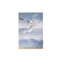 Load image into Gallery viewer, GULLS Ceramic Art Tile by D. Finney | 30x20 cm | Wall Hanging Decor | Seaside Nature Art in Gift Box