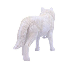 Load image into Gallery viewer, Mother Wolf and Pup Figurine – White Wolves Wildlife Ornament by Nemesis Now