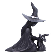 Load image into Gallery viewer, Little Souls Twilight Witch Figurine Gothic Girl Cat Moon Magic Ornament Decor