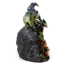 Load image into Gallery viewer, Dragon LED Crystal Cave Figurine - Color-Changing Fantasy Ornament Statue