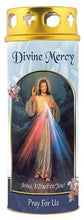 Load image into Gallery viewer, Divine Mercy Candle with Windproof Cap - Height 16.5 cm | Prayer Candle | Jesus I Trust In You | Catholic Devotional