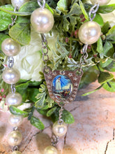 Load image into Gallery viewer, Pearl-Like Beads Prayer Rosary Fatima Medal Jesus Christ Cross Spiritual Devotion, Religious Jewelry-OsirisTradingUK