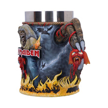 Laden Sie das Bild in den Galerie-Viewer, Iron Maiden The Number of the Beast Tankard - Official Licensed Album Art Mug