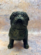Load image into Gallery viewer, Adorable Pug Dog Statue in Resin, 16cm – Lifelike Pet Sculpture for Home Decor, Perfect Gift for Dog Enthusiasts