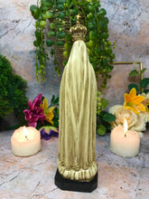 Load image into Gallery viewer, Osiris Trading UK Blessed Virgin Mary Our Lady of Fatima Statue Ornament Resin Figurine for Home Chapel Religious Sculpture