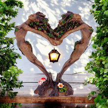 Load image into Gallery viewer, Forest Love Figurine Fairy Fantasy Romantic Couple Sculpture Enchanted Nature Art Decor