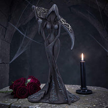 Load image into Gallery viewer, Femme Fatale Reaper Statue Gothic Hooded Female Scythe Dark Angel Ornament Fantasy Decor
