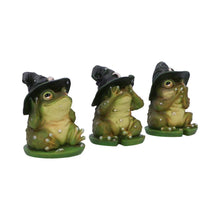 Load image into Gallery viewer, Magical Toad Wizard Figurines Fantasy Frog Statues Mystical Home Decor Ornament