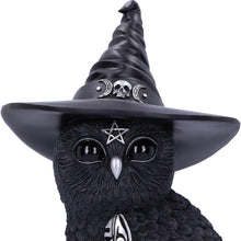 Laden Sie das Bild in den Galerie-Viewer, Witchy Owl Figurine Halloween Decor, Gothic Statue, Witchcraft Ornament Home Decor