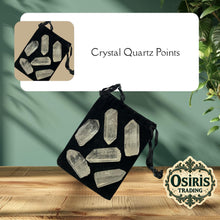 Load image into Gallery viewer, Natural Crystal Quartz Points (120g) | Healing Energy Stones - 3 to 5 cm - Set of 6