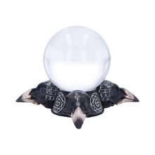 Load image into Gallery viewer, Raven Crystal Ball Holder Gothic Alchemy Decor Occult Sphere Stand Witchcraft