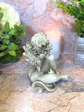 Load image into Gallery viewer, Guardian Angel Grave Cherub Ornament Symbol of Peace Remembrance, Memorial Cemetery Decor-OsirisTradingUK
