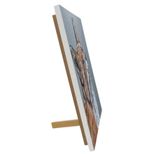 Load image into Gallery viewer, PATIENCE" Ceramic Art Tile by Sam Fenner - 20x20 cm - Ready to Hang Wall Art - Animal Portrait - Unique Gift - Home Decor