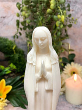Load image into Gallery viewer, Alabaster Sculpture Virgin Mary Figurine Statue Religious Ornament Church Chapel-OsirisTradingUK
