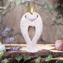 Load image into Gallery viewer, Floral Angel Wings Tea Light Holder – 17cm Elegant and Intricate Design
