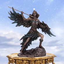 Load image into Gallery viewer, Mythological Morrigan Figurine 22cm - Celtic Phantom Queen, Unique Bronze Decor