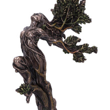 Laden Sie das Bild in den Galerie-Viewer, Bronze Forest Nymph Elemental Figurine 25cm | Mythological Resin Statue