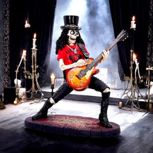 Laden Sie das Bild in den Galerie-Viewer, Rock Star Skeleton Figurine Gothic Musician Decor Alternative Spooky Halloween Gift