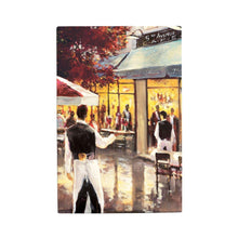 Load image into Gallery viewer, 5TH AVENUE CAFÉ Ceramic Art Tile by Brent Heighton 30x20 cm – Ready to Hang Wall Art Tile with Box