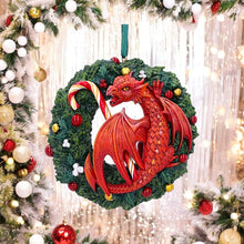 Load image into Gallery viewer, Anne Stokes Sweet Tooth Hanging Dragon Christmas Ornament 9cm Gothic Fantasy Resin Decoration