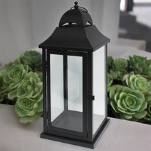 Load image into Gallery viewer, Outdoor Grave Candle Holder - 40 cm Metal and Glass Lantern - Memorial Decor