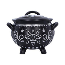 Load image into Gallery viewer, Big Witch Energy Cauldron Storage Box | Wiccan Witchcraft Decor | Hand-Painted