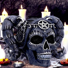 Load image into Gallery viewer, Gothic Baphomet Doll Skull Ornament Alchemy Fantasy Figurine Wiccan Pentagram Statue
