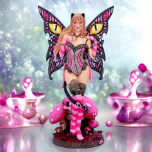 Load image into Gallery viewer, Gothic Fairy Statue Mystical Ornament Fantasy Figurine Home Decor Whimsical Cat