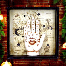 Load image into Gallery viewer, eBay Listing for "Palmistry Companion Framed Chiromancy Wall Mounted Art - 20.2cm"