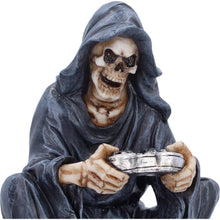 Load image into Gallery viewer, Gaming Reaper Figurine Grim Skull Gamer Ornament Gothic Console Decor